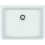 Zlewozmywak 1-komorowy bez ociekacza biały Sabor Deante (ZCB 610K)