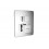 Zestaw prysznicowo-wannowy podtynkowy Frost Quadro Termo Excellent (AREX.4403CR)