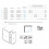 Ścianka 2 walk-in 80 New Modus Black New Trendy (EXK-0274)