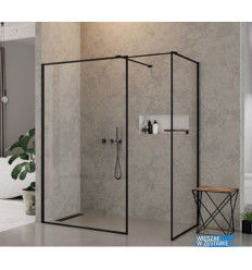 Kabina walk-in 120x90 New Modus Black New Trendy (EXK-0283)