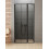Drzwi wnękowe pojedyncze otwierane 90x195 New Soleo Black New Trendy (D-0293A)
