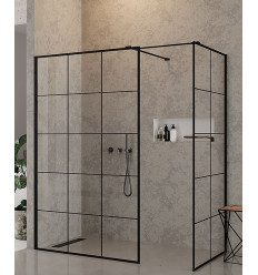 Kabina walk-in 120x90 New Modus Black New Trendy (EXK-0277)