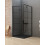 Kabina kwadratowa 90x90 New Soleo Black New Trendy (D-0289A/D-0120B)