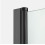Kabina kwadratowa 70x70 New Soleo Black New Trendy (D-0229A/D-0113B)