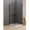 Kabina kwadratowa 70x70 New Soleo Black New Trendy (D-0229A/D-0113B)
