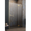 Drzwi prysznicowe 80 LEWE Essenza Pro DWJ Gold Radaway (10099080-09-01L)