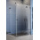 Kabina prostokątna 80x70 LEWA Essenza Pro KDJ Black Radaway (10097080-54-01L + 10098070-01-01)