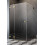 Kabina prostokątna 80x70 LEWA Essenza Pro KDJ Gold Radaway (10097080-09-01L + 10098070-01-01)