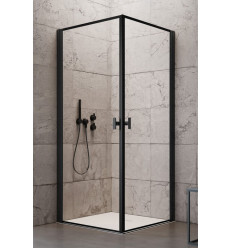 Kabina prysznicowa 80x80 Nes KDD I Black Frame Radaway (10021080-54-56L + 10021080-54-56R)