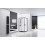 Kabina kwadratowa 80x80 Punto Black Rea (REA-K4800)