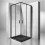 Kabina kwadratowa 80x80 Punto Black Rea (REA-K4800)