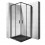 Kabina kwadratowa 80x80 Punto Black Rea (REA-K4800)