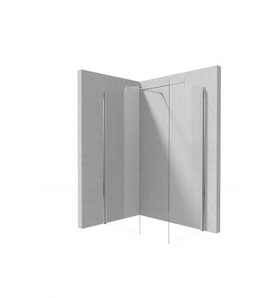 Kabina Walk-In 100x130 Kerria Plus Deante (KTS 030P+KTS 038P)
