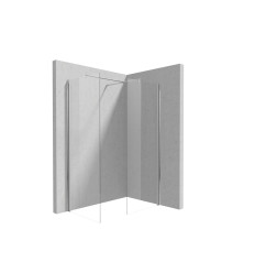 Kabina Walk-In 100x140 Kerria Plus Deante (KTS 030P + KTS 039P)