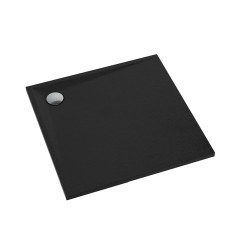 Brodzik kwadratowy 80x80 Libra Black Stone Schedpol (3SP.L1K-8080/C/ST)