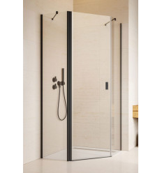 Kabina pięciokątna 80x80 Nes PTJ Black Radaway (10052000-54-01L + 10052500-54-01)
