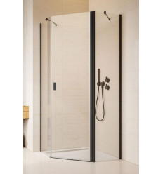 Kabina pięciokątna 80x80 Nes PTJ Black Radaway (10052000-54-01L + 10052500-54-01)