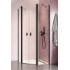 Kabina pięciokątna 80x80 Nes PTD Black Radaway (10051000-54-01L + 10051000-54-01)