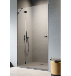 Drzwi prysznicowe 90 LEWE Essenza Pro DWJ Black Radaway (10099090-54-01L)