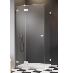 Kabina prostokątna 80x70 LEWA Essenza Pro KDJ White Radaway (10097080-04-01L + 10098070-01-01)