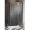 Kabina prostokątna 80x70 LEWA Essenza Pro KDJ White Radaway (10097080-04-01L + 10098070-01-01)