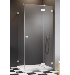 Kabina prostokątna 80x70 LEWA Essenza Pro KDJ White Radaway (10097080-04-01L + 10098070-01-01)