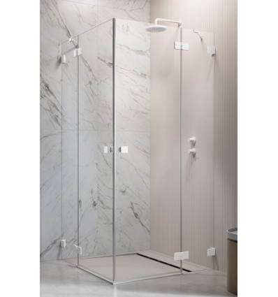 Kabina kwadratowa 80x80 Essenza Pro KDD White Radaway (10096080-04-01L + 10096080-04-01R)