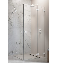 Kabina kwadratowa 80x80 Essenza Pro KDD White Radaway (10096080-04-01L + 10096080-04-01R)