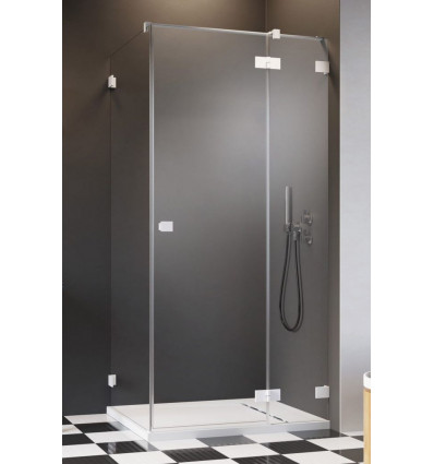 Kabina prostokątna 80x70 LEWA Essenza Pro KDJ White Radaway (10097080-04-01L + 10098070-01-01)