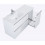 Komoda 40 z koszem Look White Elita (167309)