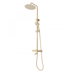 Zestaw natryskowo-wannowy z termostatem Lungo Light Gold Rea (REA-P4114)