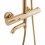 Zestaw natryskowo-wannowy z termostatem Lungo Light Gold Rea (REA-P4114)