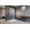 Kabina Walk-in 110x70 Modo New Black IV Radaway (389614-54-01+389074-54-01)