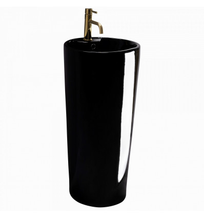 Umywalka wolnostojąca ceramiczna Blanka Black Rea (REA-U6635)