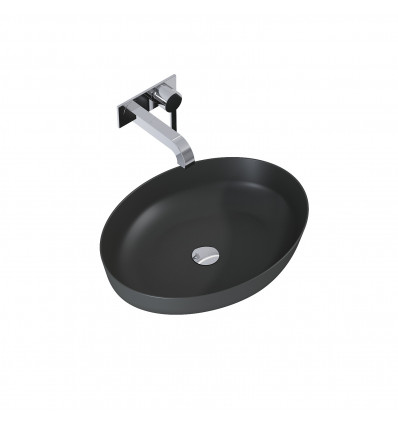 Umywalka nablatowa 52 anthracite matt Rika Elita (145004)