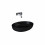 Umywalka nablatowa 52 black matt Rika Elita (145001)