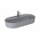 Umywalka nablatowa 80 light grey matt Babette Elita (145107)