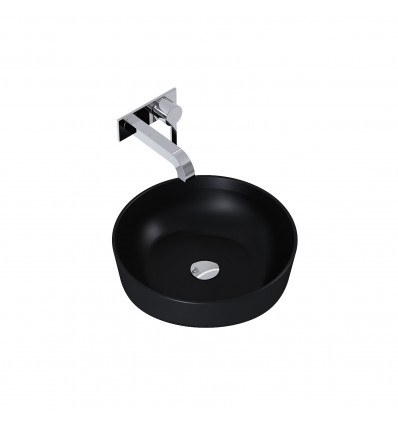 Umywalka nablatowa 41 black matt Lorca Elita (145084)