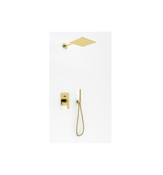 Zestaw prysznicowy z deszczownicą kwadratową 25cm Experience Gold Kohlman (QW210EGDQ25)