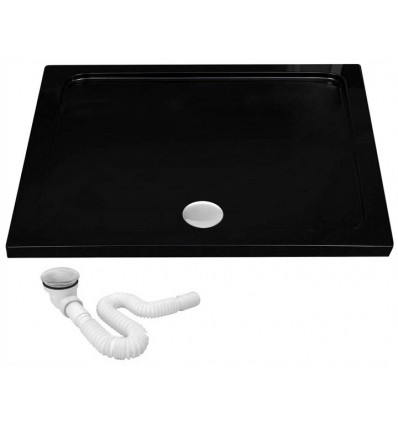 Brodzik prostokątny 80x100 Savoy Black Rea (REA-K4087)