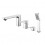 Bateria wannowa 4-otworowa chrom Apure Omnires (AP2232CR)