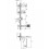 Bateria wannowa 4-otworowa chrom Apure Omnires (AP2232CR)