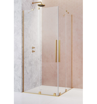 Kabina prostokątna 80Lx110P Furo Gold KDD Radaway (10105080-09-01L+10105110-09-01R) 