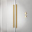 Kabina prostokątna 90Lx120P Furo Gold KDD Radaway (10105090-09-01L+10105120-09-01R) 