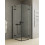 Kabina prysznicowa 80x80 Reflexa Black New Trendy (EXK-1334/EXK-1335)