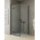 Kabina prysznicowa 80x70 Reflexa Black New Trendy (EXK-1334/EXK-0294)