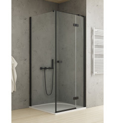 Kabina prysznicowa 80x70 Reflexa Black New Trendy (EXK-1334/EXK-0294)