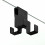 Kabina walk-in narożna 110/100/30 New Modus Black New Trendy (EXK-0067/EXK-0098/EXK-0088)