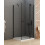 Kabina prostokątna 90x80 New Soleo Black New Trendy (K-0541)