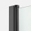 Kabina prostokątna 90x80 New Soleo Black New Trendy (K-0541)